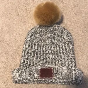 NEW!! Love Your Melon Fuzzy PomPom Beanie